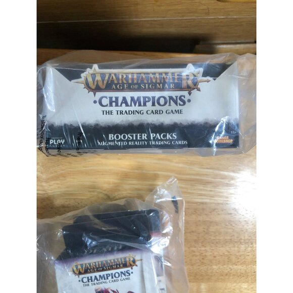 Warhammer Age Of Sigmar Champions Card Game 2 Booster Packs 4 Decks Set Lot - Picture 11 of 12